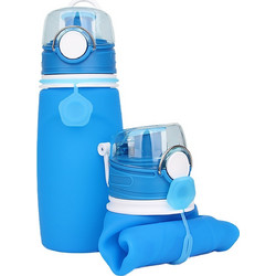 Παγούρι S5 750ml Μπλε Σιλικόνης Αναδιπλoύμενο, Alpin