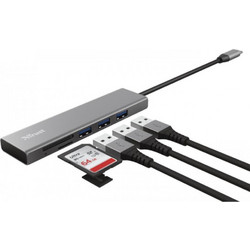 Trust Halyx USB Hub 2.0 USB-A με 5 Θύρες USB-A