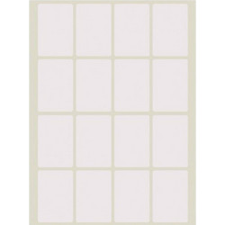 Αυτοκόλλητες Ετικέτες Λευκές No14 21x37mm 40 Φύλλα 16 Ετικέτες Ανα Φύλλο