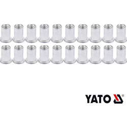 Yato YT-36454 Πριτσίνια σπειρώματος M6 αλουμινίου 20τεμ