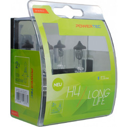 H4 12V 60/55W P43t POWERTEC LONG LIFE ΑΛΟΓΟΝΟΥ 2ΤΕΜ