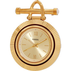 Ρολόι Fossil Scarlette Three-Hand Gold-Tone Stainless Steel Brooch