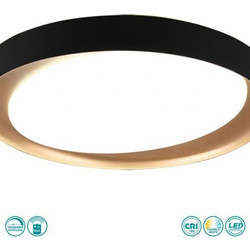 Trio Lighting Zeta Μεταλλική Πλαφονιέρα Οροφής ΜαύρηΚωδικός: R62712402