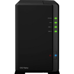 Synology DiskStation DS218play NAS Tower με 2 Θέσεις για SSD / HDD και Θύρα Ethernet
