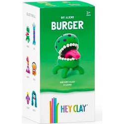 Hey Clay Claymates Aliens Burger Πολύχρωμος Πηλός
