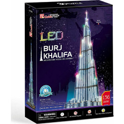 Puzzle CubicFun LED Burj Khalifa 3D 136 Κομμάτια