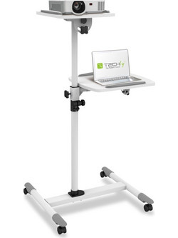 Techly Universal Trolley for Notebook / Projector, White ICA-TB TPM-6