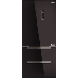 Teka RFD 77820 GBK Crystal Ψυγείο Ντουλάπα 535lt No Frost Υ189.8xΠ83.3xΒ68.5cm Μαύρο