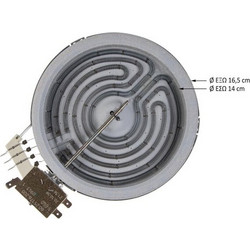 Κεραμική εστία O165mm 1200W 4 άκρα EGO 00664637
