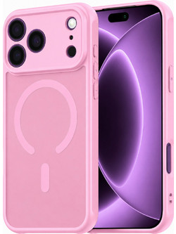 Techsuit HaloFrost II MagSafe Back Cover Pink (iPhone 18 Pro / 17 Pro)