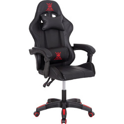 ΠΟΛΥΘΡΟΝΑ GAMING DARREN HM1203.01 ΜΑΥΡΟ-ΚΟΚΚΙΝΟ PVC 58.5x100x120Υεκ