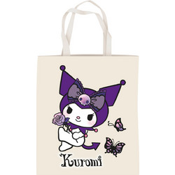 Hello Kitty Kuromi Butterfly Υφασμάτινη Τσάντα Αγορών 38x44 εκ