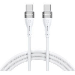 Wozinsky WSTCC1 USB-C / USB-C PD 65 W καλώδιο 1 m μακρύ - λευκό - WOZINSKY