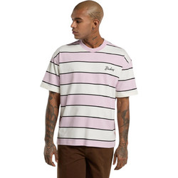 DICKIES EMBROIDERY STRIPE T-SHIRT ECRU