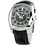 Chronotech Ανδρικό Ρολόι με Μαύρο Δερμάτινο Λουράκι CT7896M-92