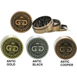 Τρίφτης καπνού 63mm 4 parts ΒΝ-27 mix (αλουμίνιο) Antic Gold bn27