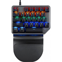 Motospeed K27 Μηχανικό Gaming Keypad με Outemu Blue Διακόπτες Black