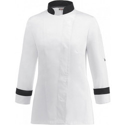 EgoChef Σακάκι Σέφ Γυναικείο Λευκό Chanel 100% Αιγυπτιακό Βαμβάκι Woman