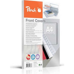 Εξώφυλλο Βιβλιοδεσίας Peach clear cover, colorless, A4, 0.18mm, 100 pcs