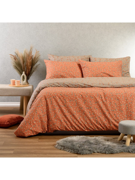 ΠΑΠΛΩΜΑΤΟΘΗΚΗ ΜΟΝΗ CESARE APRICOT CASUAL LINE (165X245) MELINEN 165Χ245