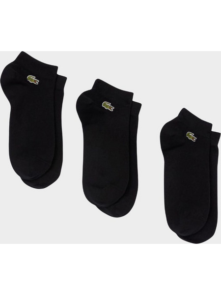Lacoste Ανδρικές Κάλτσες Μαύρες 3Pack 3RA9101-L031