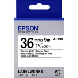 Ταινία Ετικετογράφου Epson TAPE LK-7WBN STD BLK-/WHT 36/9