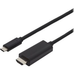 Digitus Καλώδιο HDMI Male to USB-C Male 2m Black