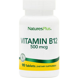 Nature's Plus Vitamin B12 500mcg 90 Ταμπλέτες
