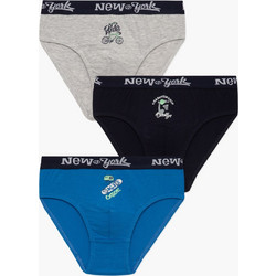 Minerva New York Παιδικά Σλιπ Αγόρι 3Pack 96-42676 - ΠΟΛΥΧΡΩΜΟ