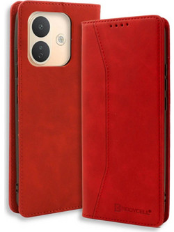 Bodycell Book Case Θήκη Πορτοφόλι Red (Xiaomi Redmi Note 17 Pro)