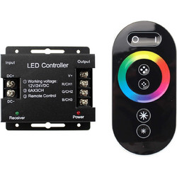 VenCore 6613-10006 - RGB Controller 12-24V 216-432W with RF Remote - Ασύρματο Controller RGB με RF Χειριστήριο 12 Volt 216 Watt & 24 Volt 432 Watt Μέγιστο Φορτίο