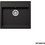 Schock Cristalite Manhattan Ένθετος Νεροχύτης Γρανίτη Ματ Nero 57x51cm 30060-1401