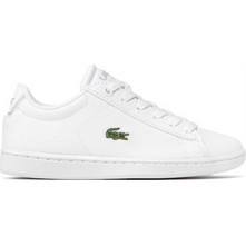 Lacoste Carnaby Παιδικά Sneakers Λευκά 37-41SUC000321G