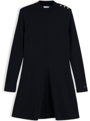 Tommy Hilfiger Φόρεμα Μαύρο WW0WW51726-BDS
