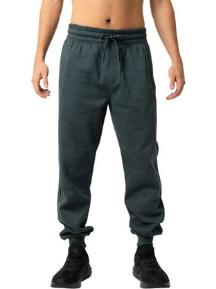BE:NATION Logo Elastic Hem Pant Ανδρικό Παντελόνι Φόρμας Fleece με Λάστιχο Petrol