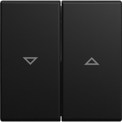 Διακόπτης Τοίχου Busch-Jaeger BJ 2504-915 Rocker switch with imprint, two-part, up/down arrow, Busch-balance SI