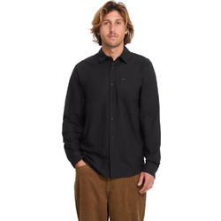Volcom Veeco Oxford Ανδρικό Πουκάμισο Μακρυμάνικο Μαύρο A0532607-BLK
