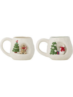 Bloomingville - Ryne Mug - White - Stoneware