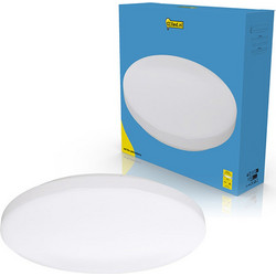 Πλαφονιέρα Οροφής 123LED 37 cm 3000K 1600lm IP44 18W White