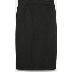 ΦΟΥΣΤΑ VERO MODA VMSKYLAR MW PENCIL SKIRT PRM DARK GREY PINSTRIPE VERO MODA
