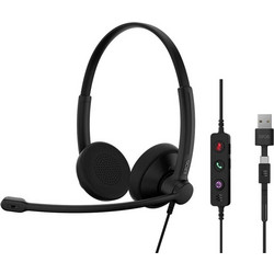 Epos IMPACT MS Stereo On Ear Multimedia Ακουστικά με μικρόφωνο και σύνδεση USB-A / USB-C 100589157
