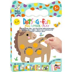 Haku Yoka Μπλοκ Ζωγραφικής με Αυτοκόλλητα Peel/Stick/Play, Animals