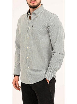 ASCOTT ΠΟΥΚΑΜΙΣΟ ΚΟΥΜΠΙ 15473209-OLIVE/WHITE Olive