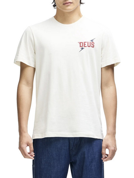 DEUS GLOBAL SPARK TEE D263MTS384-VWH Λευκό