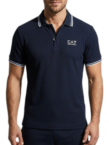 EA7 Ανδρική Μπλούζα Polo Μπλε 7M002502AF25051-UB102