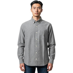 Nautica Oxford Classic Shirt Ανδρικό Πουκάμισο Γκρι WR6799/20C