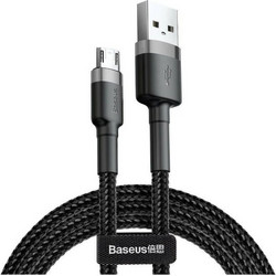 Baseus Cafule Micro USB cable 2.4A 1m Gray + Black (CAMKLF-BG1) (BASCAMKLF-BG1)