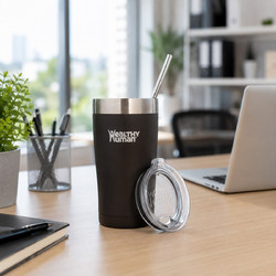 Healthy Human Cruiser Tumbler Pure Black 591ml
