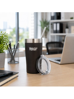 Healthy Human Cruiser Tumbler Pure Black 591ml