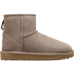 UGG Classic Mini II Γυναικεία Μποτάκια Suede Nude με Γούνα 1016222-K9K9